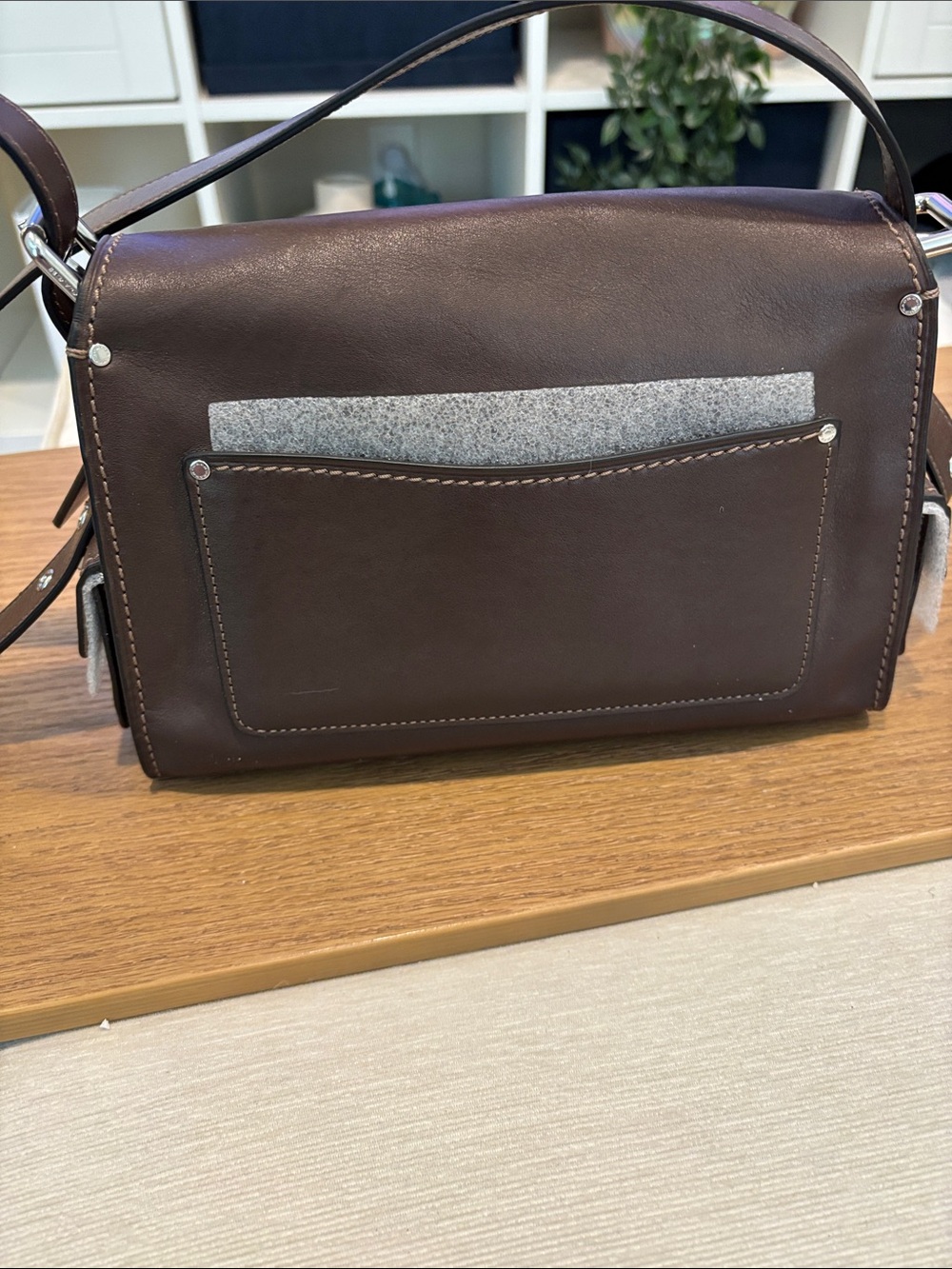 NWT, Coach Western Tabby bag, Dark Brown Leather Shoulder/Crossbody Bag - Picture 6 of 6